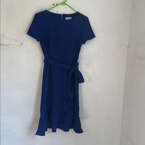 Calvin Klein Royal Blue Dress size 6 pre-owned
